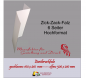 Mobile Preview: Falltflyer Zick-Zack-Falz Hochfortmat Din-lan