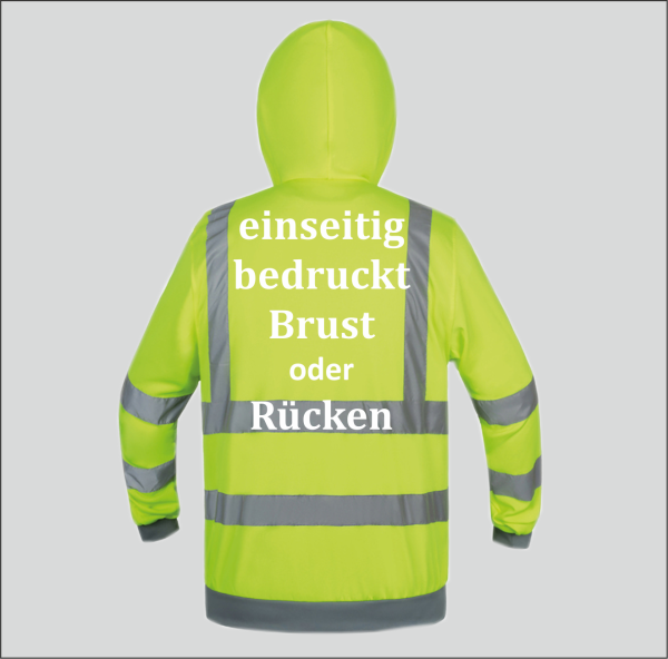 Warnwesten Hoody personalisiert