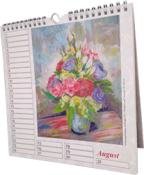August Blumenkalender 2022