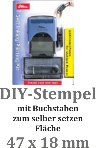 DIY-Stempel selbstsatz 47x18