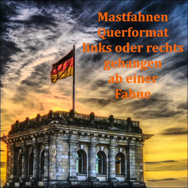 Mastfahne Reichstag
