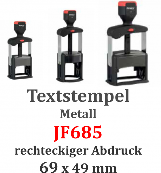 Metall-Selbstfaerbestempel JP685