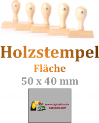 Holzstempel Flaeche 50 x 40 mm