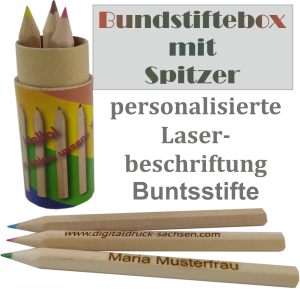 Buntstift personalisiert; Bleistift personalisiert