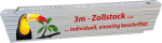 Zollstock, Gliedermaßstab 3m individuell berduckt - einseitig