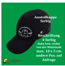 Anstoßkappe schwarz beschriftet