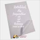 Schreibblock A4 mit 25 Blatt personalisiert
