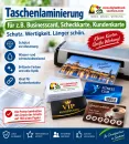 Taschenlaminierung von Scheckkarte bis A2